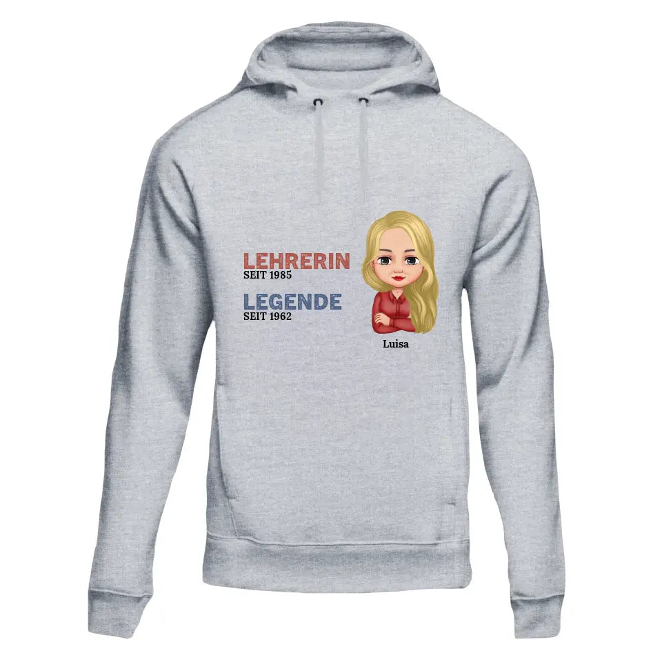 Profession Woman the Legend - Personalized Hoodie