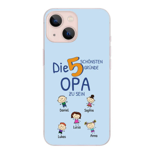 Familienliebe Opa - Personalisierte Handyhülle