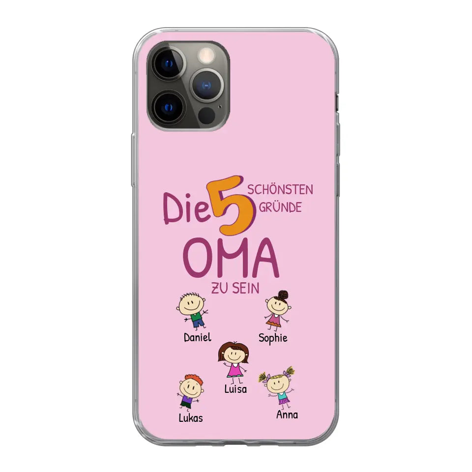 Familienliebe Oma - Personalisierte Handyhülle