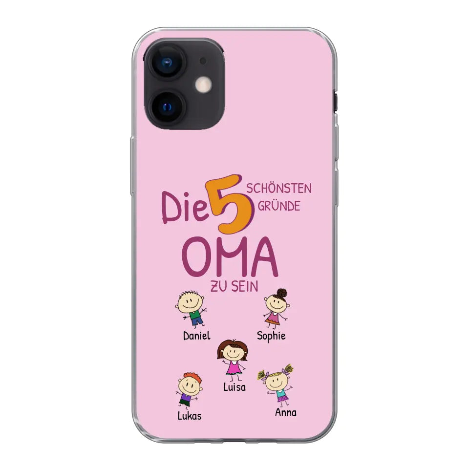 Familienliebe Oma - Personalisierte Handyhülle