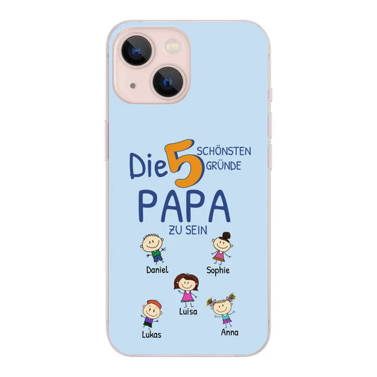 Familienliebe Papa - Personalisierte Handyhülle