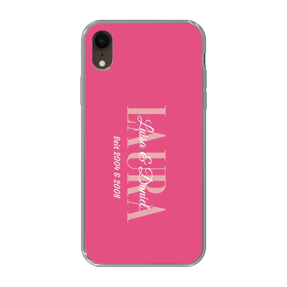 Heart people - Personalized phone case