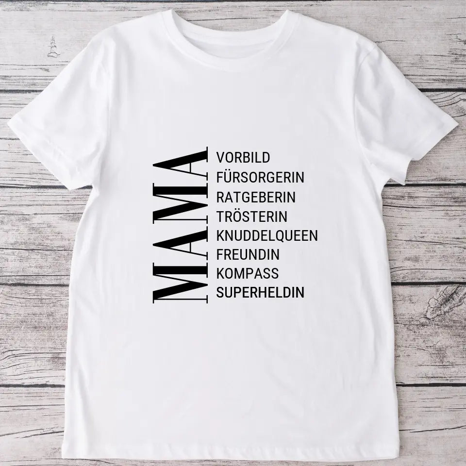 Lieblingsmensch Mama - Personalisiertes T-Shirt