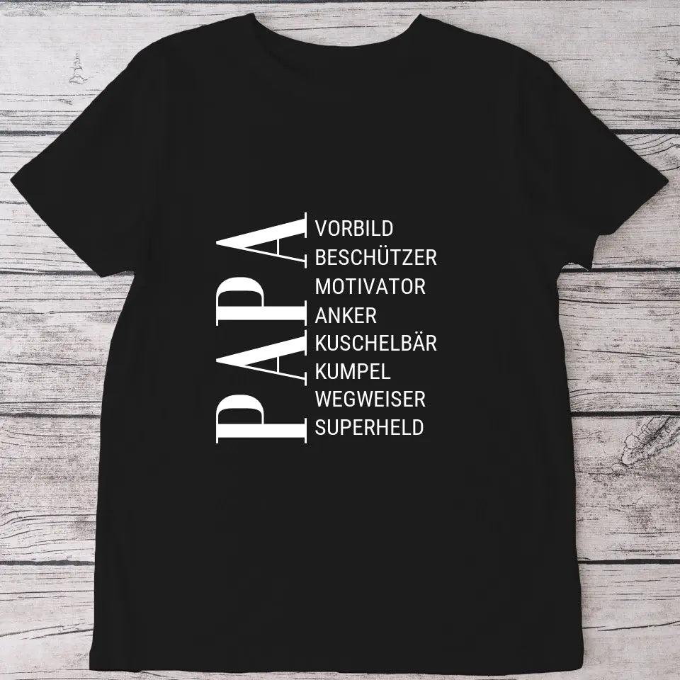 Lieblingsmensch Papa - Personalisiertes T-Shirt