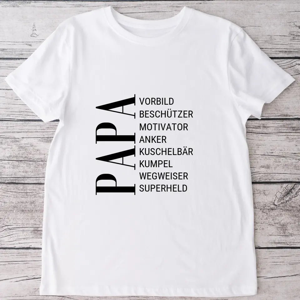 Lieblingsmensch Papa - Personalisiertes T-Shirt