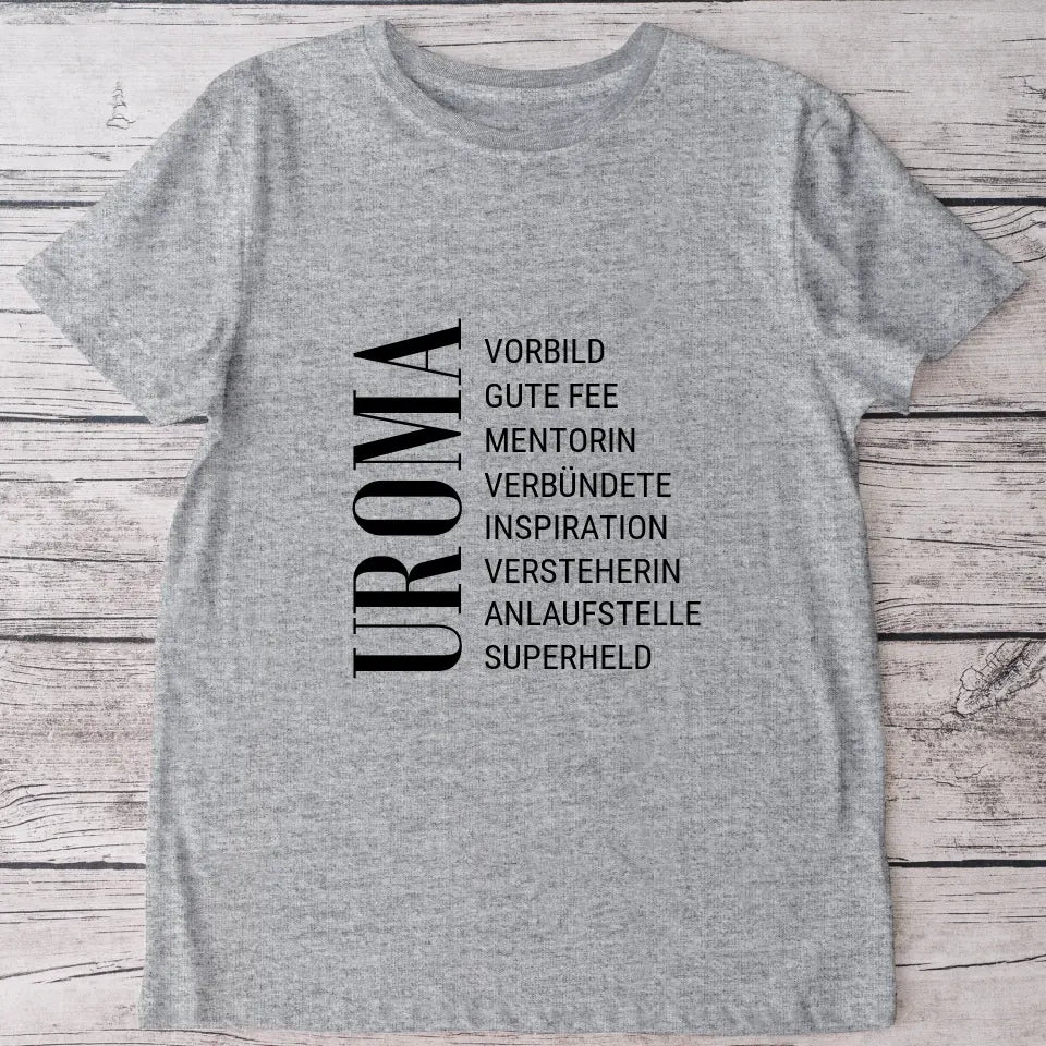 Lieblingsmensch Uroma - Personalisiertes T-Shirt