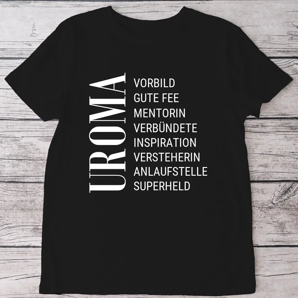 Lieblingsmensch Uroma - Personalisiertes T-Shirt