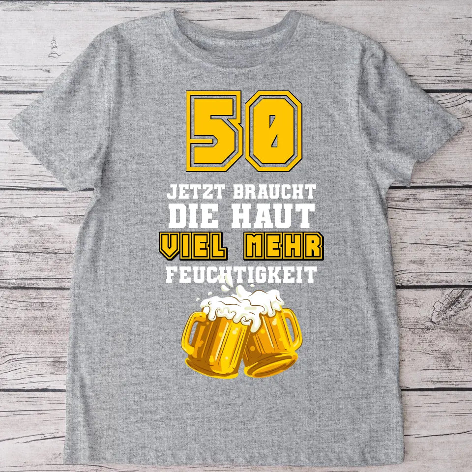 Geburtstag für Bierliebhaber - Personalisiertes T-Shirt