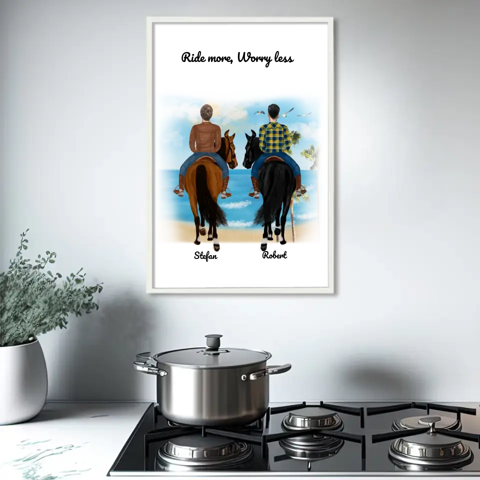 Pferde Poster (1-3 Reiter)