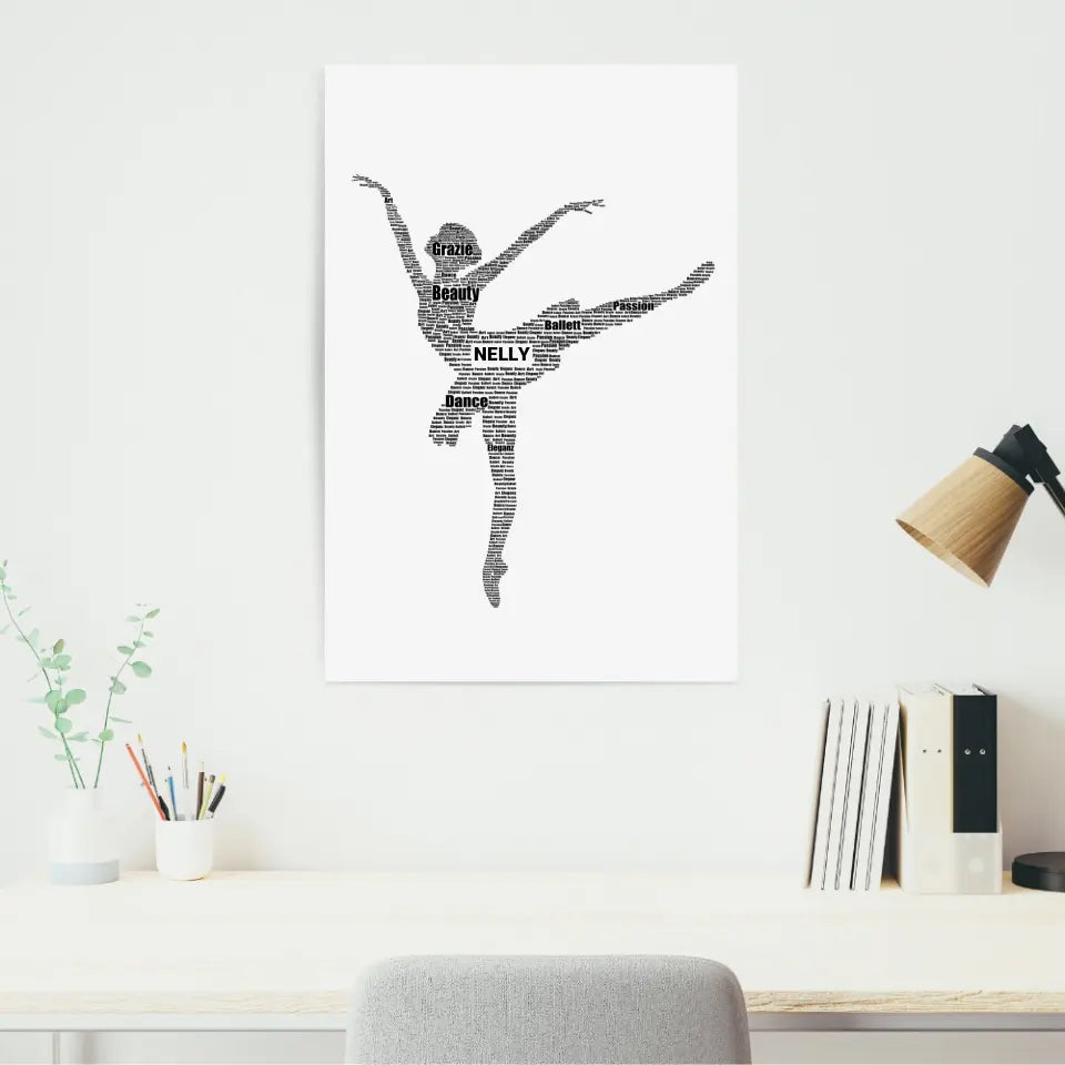 Ballet - Personalisiertes Poster