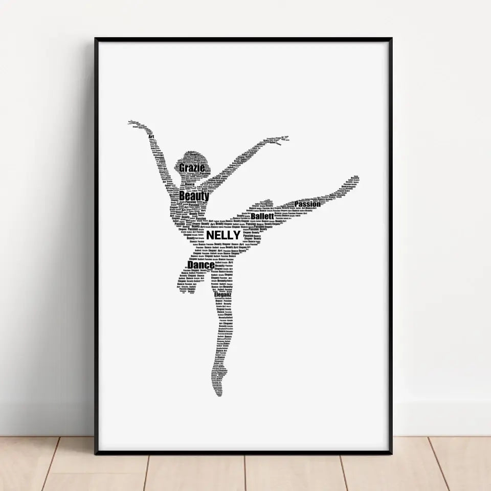 Ballet - Personalisiertes Poster