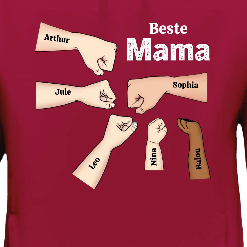 Beste Mama Faustcheck - Personalisierter Hoodie