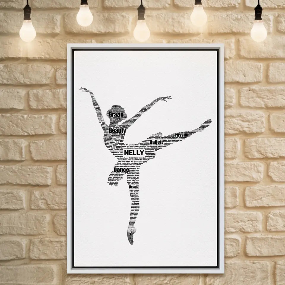 Ballet - Personalisierte Leinwand