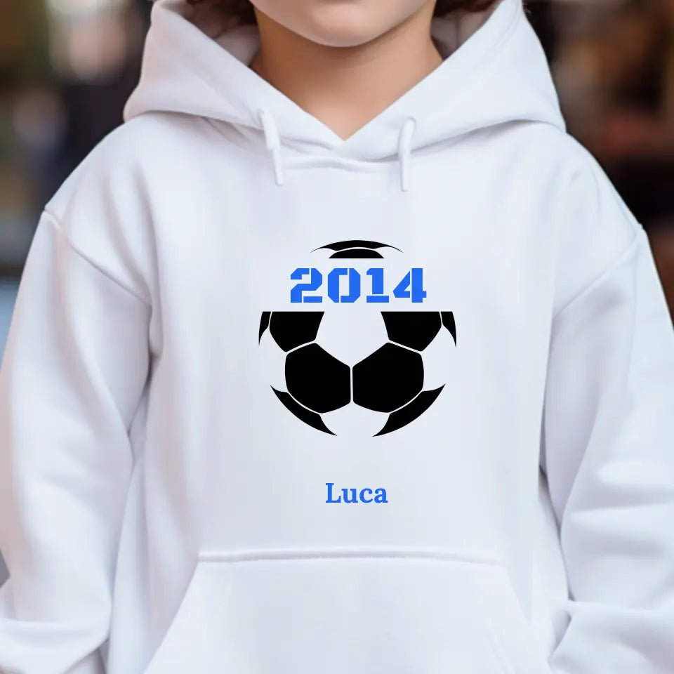 Fußball Limited Edition - Personalisierter Kinder Hoodie