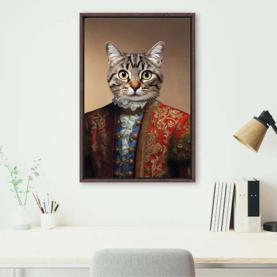 Magische Verwandlung Katze - Personalisierte Leinwand