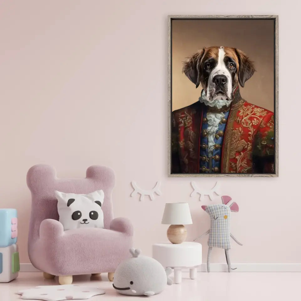 Magische Verwandlung Hund - Personalisierte Leinwand
