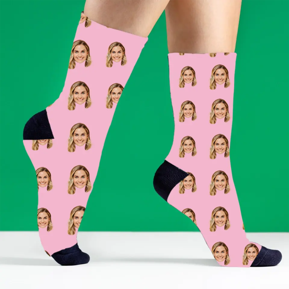 Dein Gesicht auf Socken Tante - Personalisierte Socken