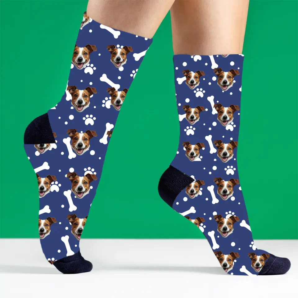 Dein Tier auf Socken Hund - Personalisierte Socken