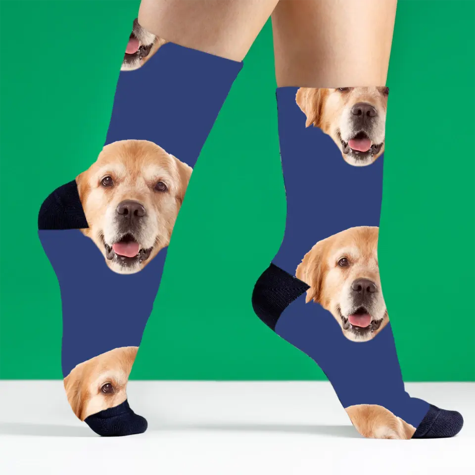 Dein Tier auf Socken "Tiergesicht" - Personalisierte Socken