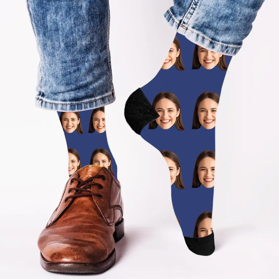 Deine Mama auf Socken - Personalisierte Socken