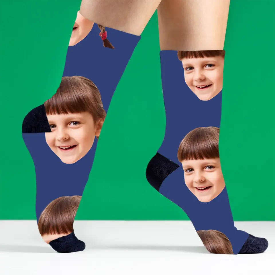 Gesicht Kind - Personalisierte Socken