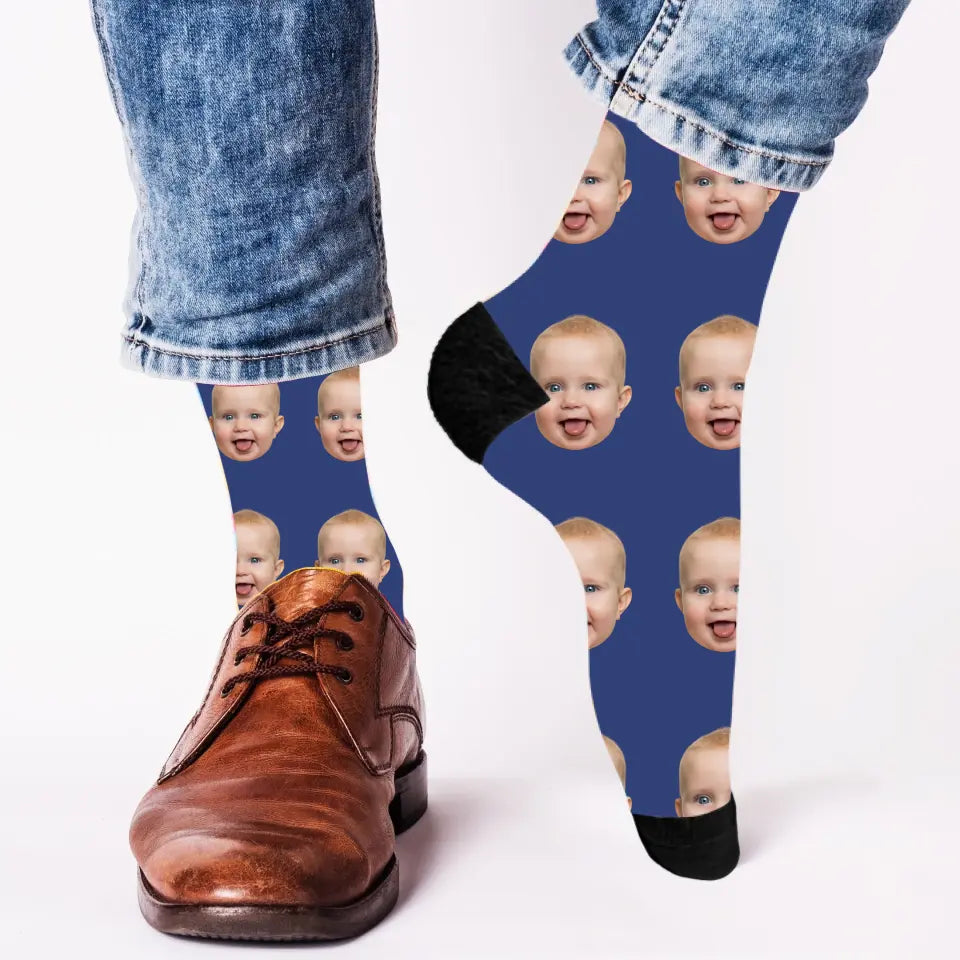 Dein Baby auf Socken - Personalisierte Socken