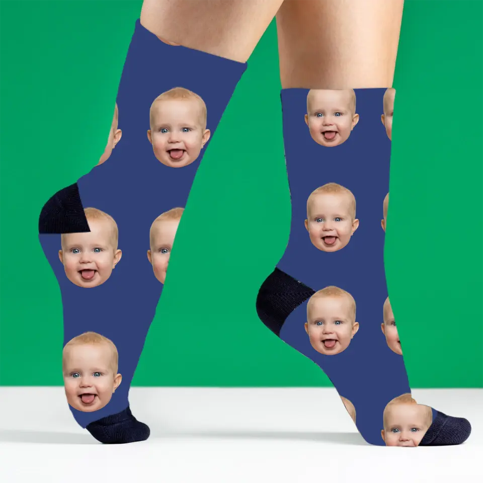 Dein Baby auf Socken - Personalisierte Socken
