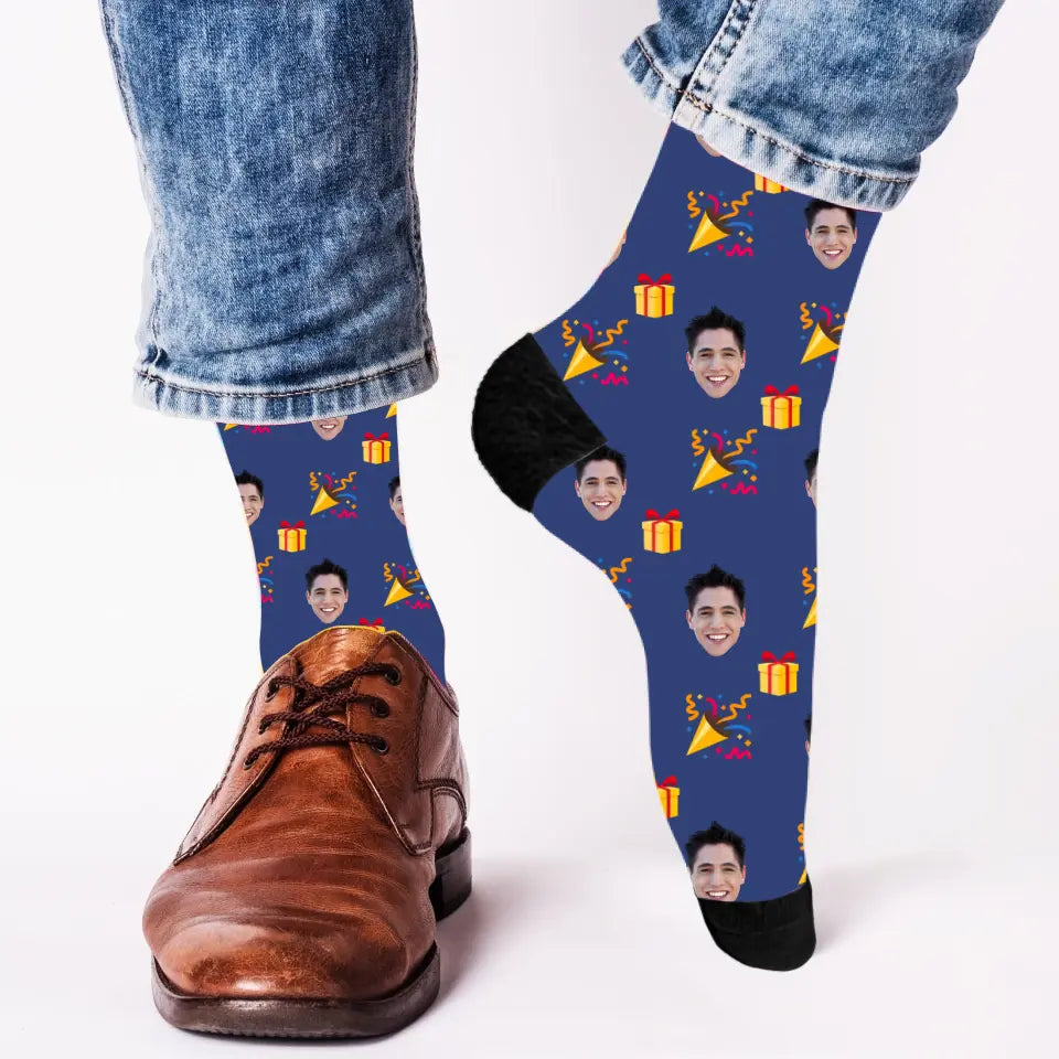 Happy Birthday Bruder -  Personalisierte Socken