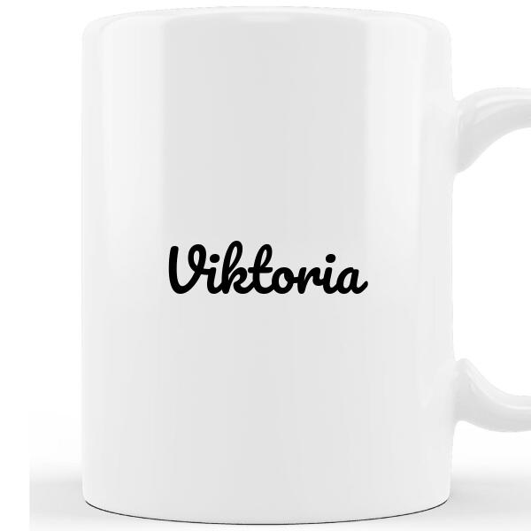Name - Personalized Mug (Black Lettering)