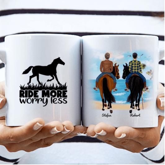 Cup with horse (1-3 riders)