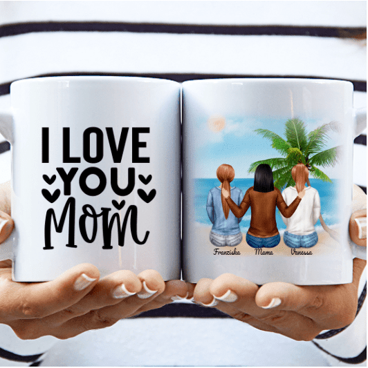 Mom - Personalized Mug (3 Women)
