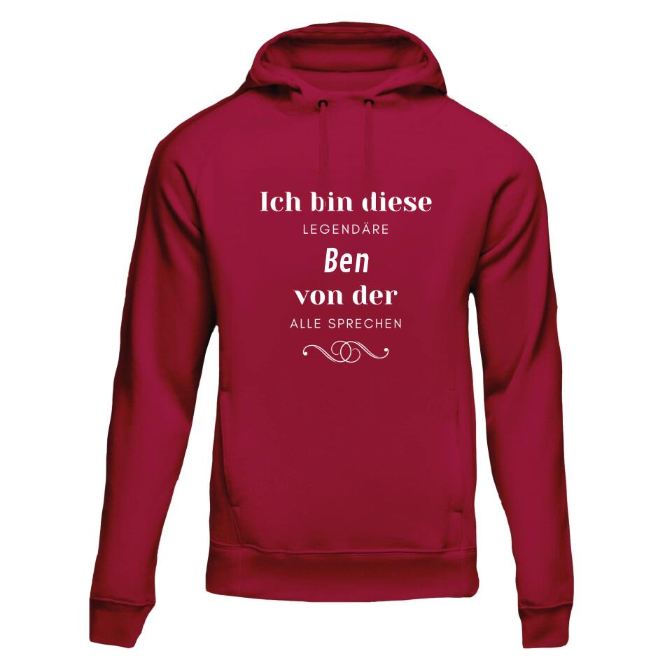 Legend that everyone is talking about - Personalized Hoodie