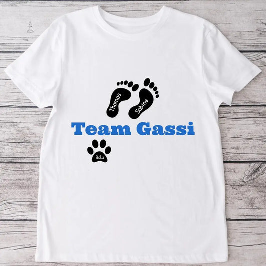 Team Gassi - Personalisiertes T-Shirt