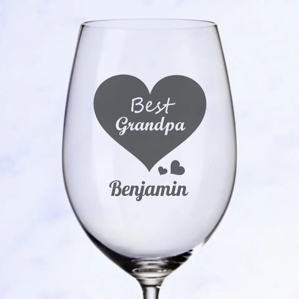 Für Opa - Personalisiertes Weinglas