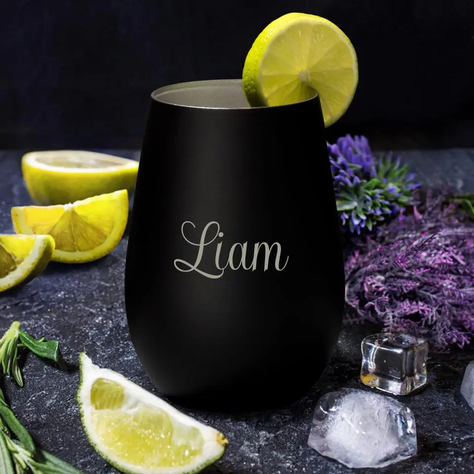With name - Personalized gin glass