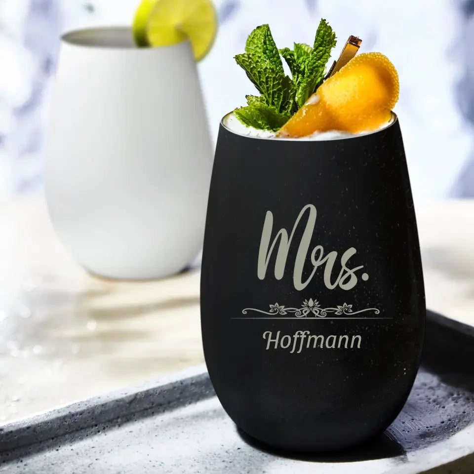 Wife - Personalized Gin Glass