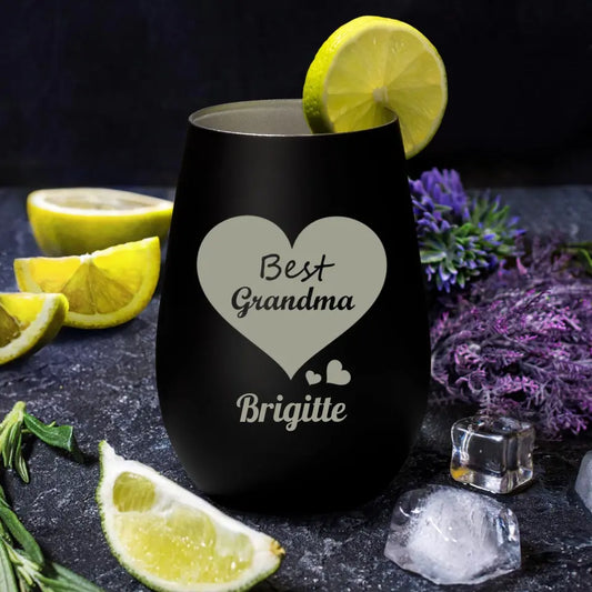 Pour grand-mère - Verre à gin personnalisé