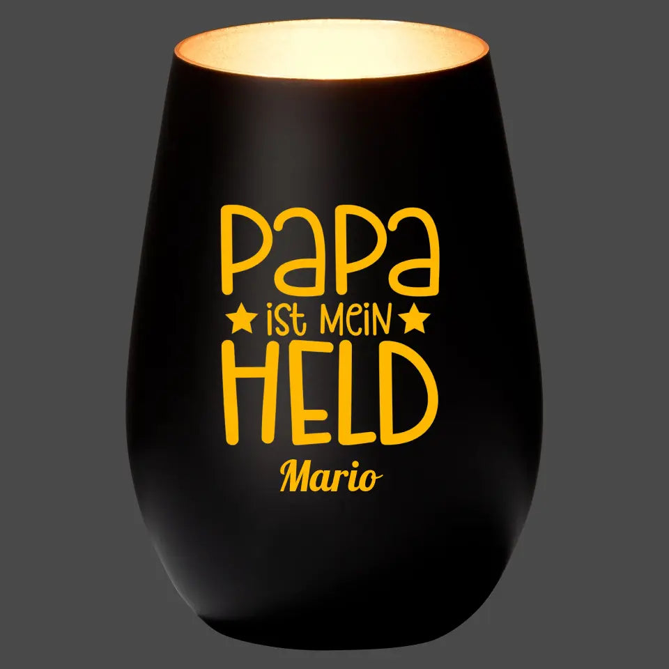 Papa Held - Personalisiertes Windlicht