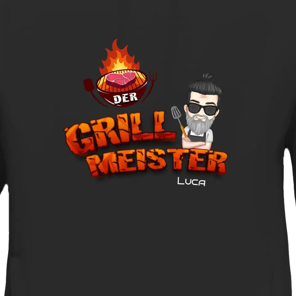 The Grill Master - Personalized Hoodie