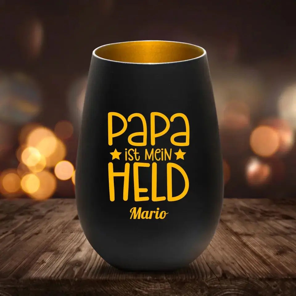 Papa Held - Personalisiertes Windlicht