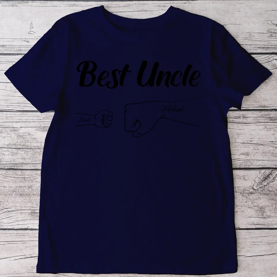 Bester Onkel "Fäuste" - Personalisiertes T-Shirt