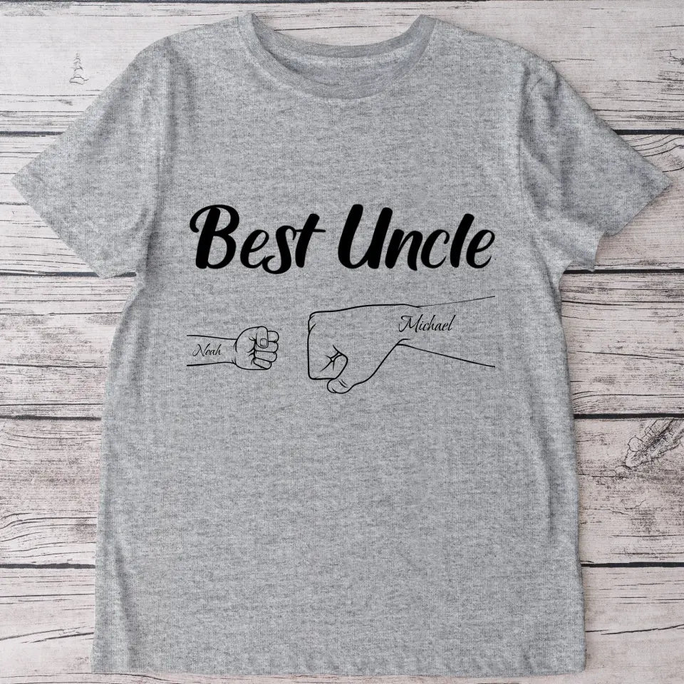 Bester Onkel "Fäuste" - Personalisiertes T-Shirt