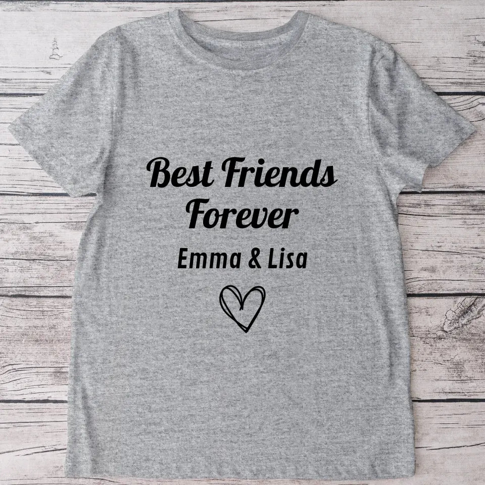 Best Friends Forever - Personalisiertes T-Shirt