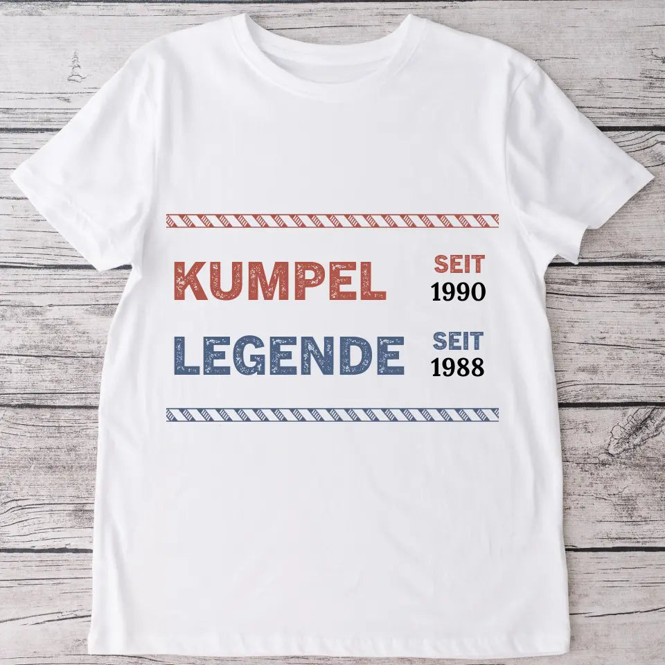 Legende Kumpel - Personalisiertes T-Shirt