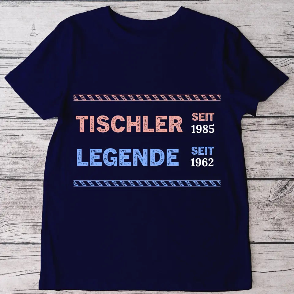 Legende Beruf Mann - Personalisiertes T-Shirt