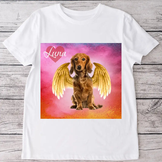 Ange avec des ailes - T-shirt personnalisé