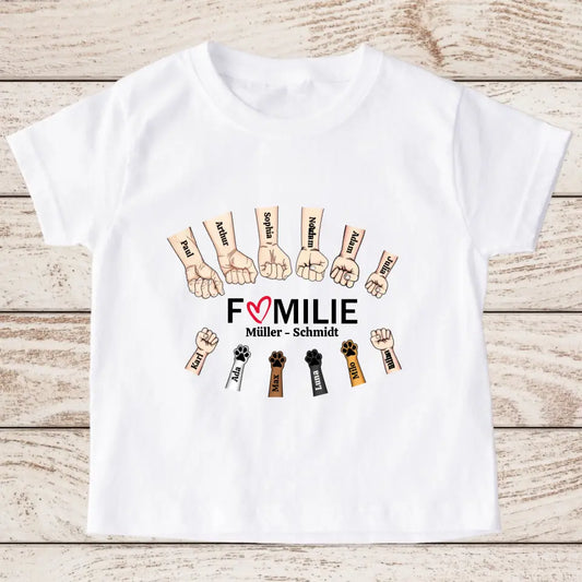 Familienbande - Personalisiertes Kinder T-Shirt