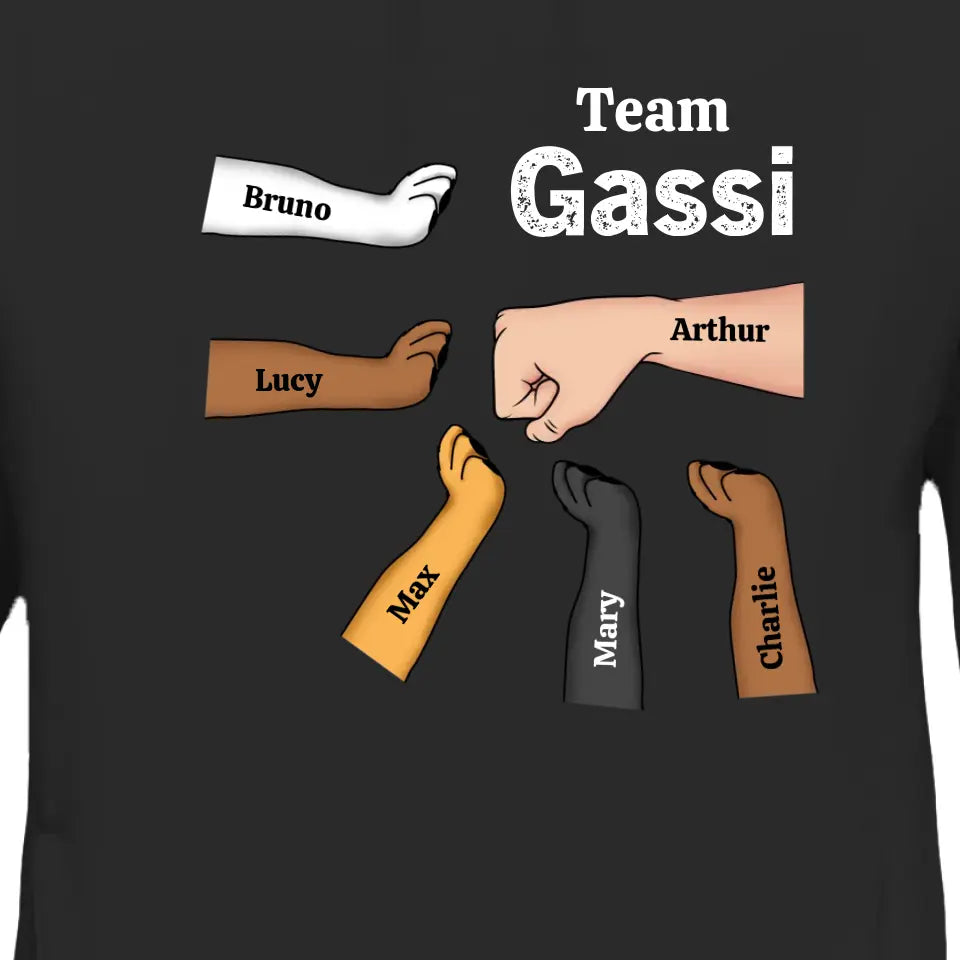 Team Gassi Faustcheck - Personalisierter Hoodie