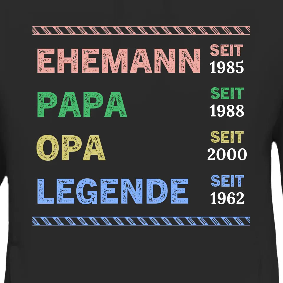 Legend Grandpa - Personalized Hoodie