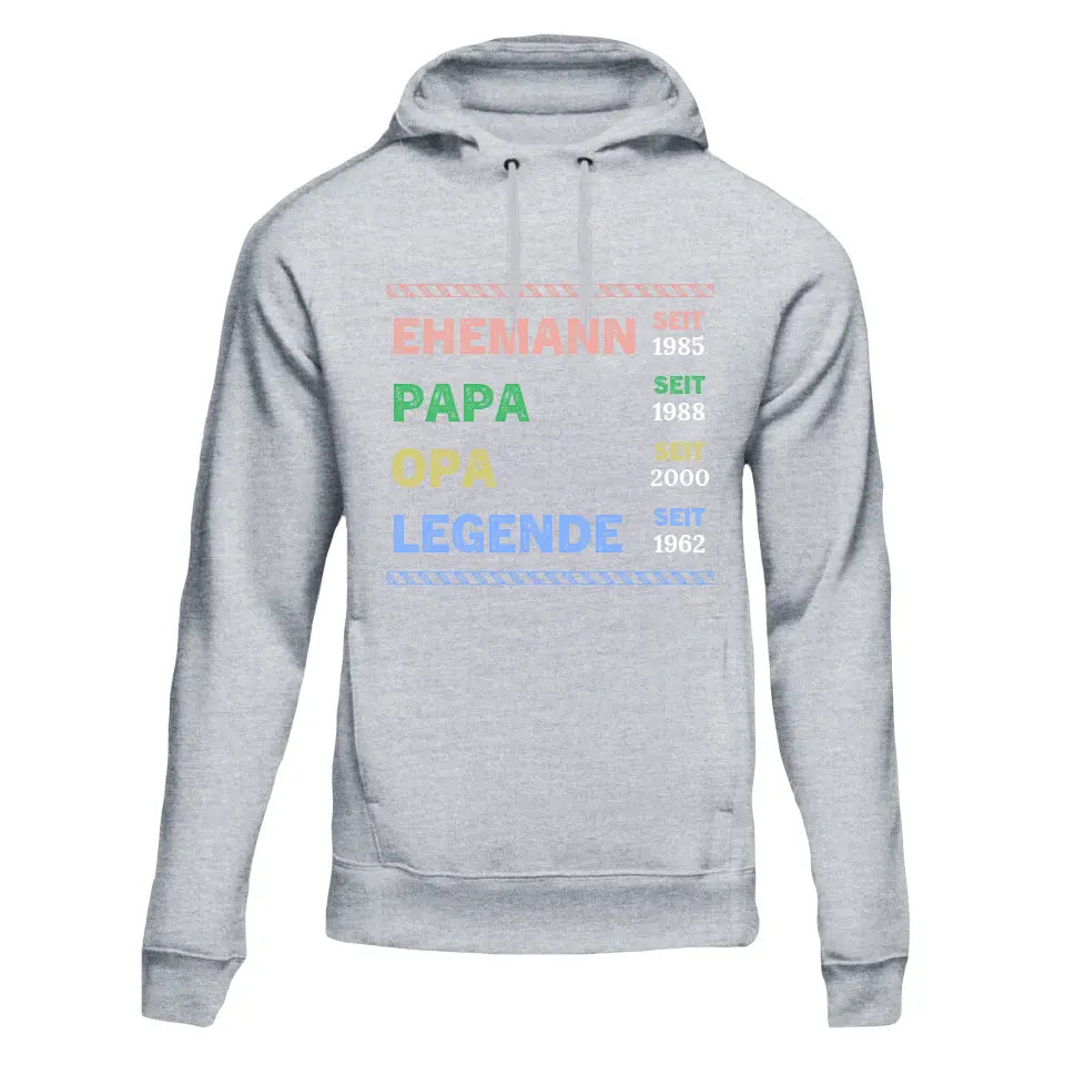 Legende Opa - Personalisierter Hoodie